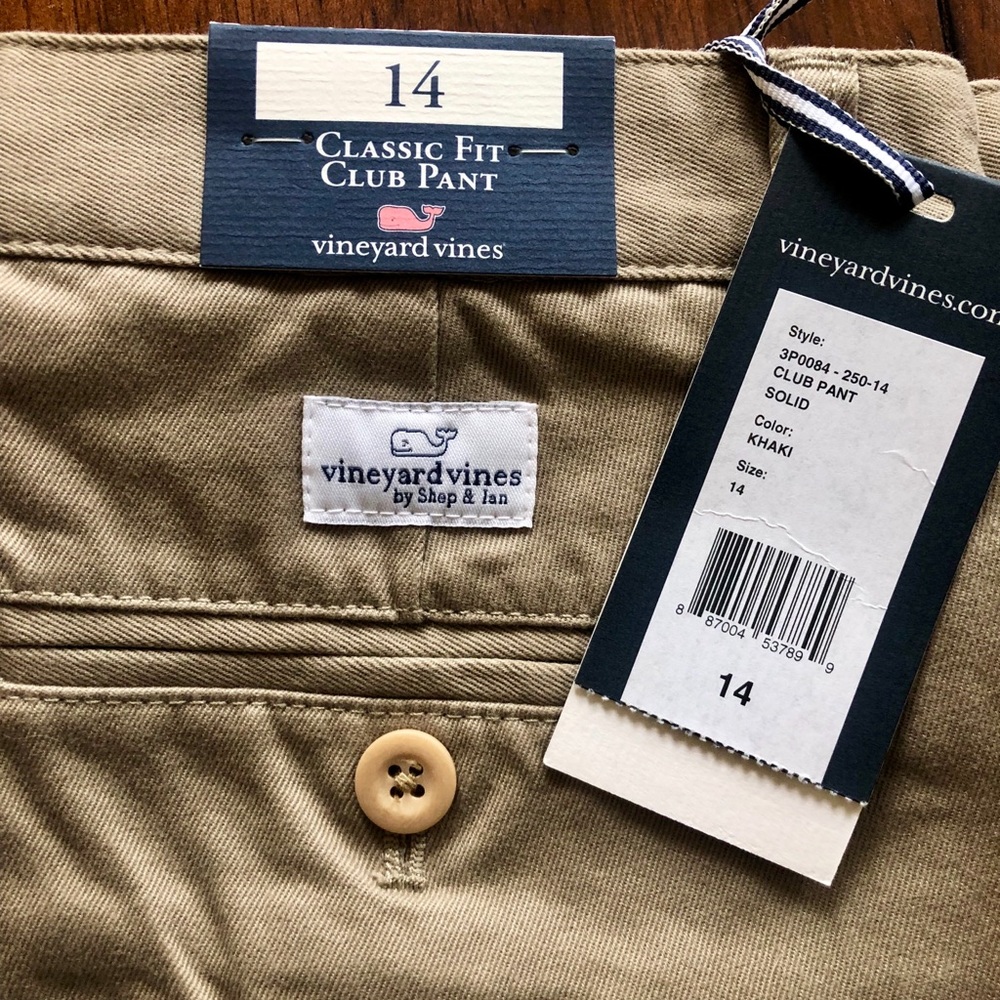 Boys Vineyard Vines Classic Fit Club Pants 14